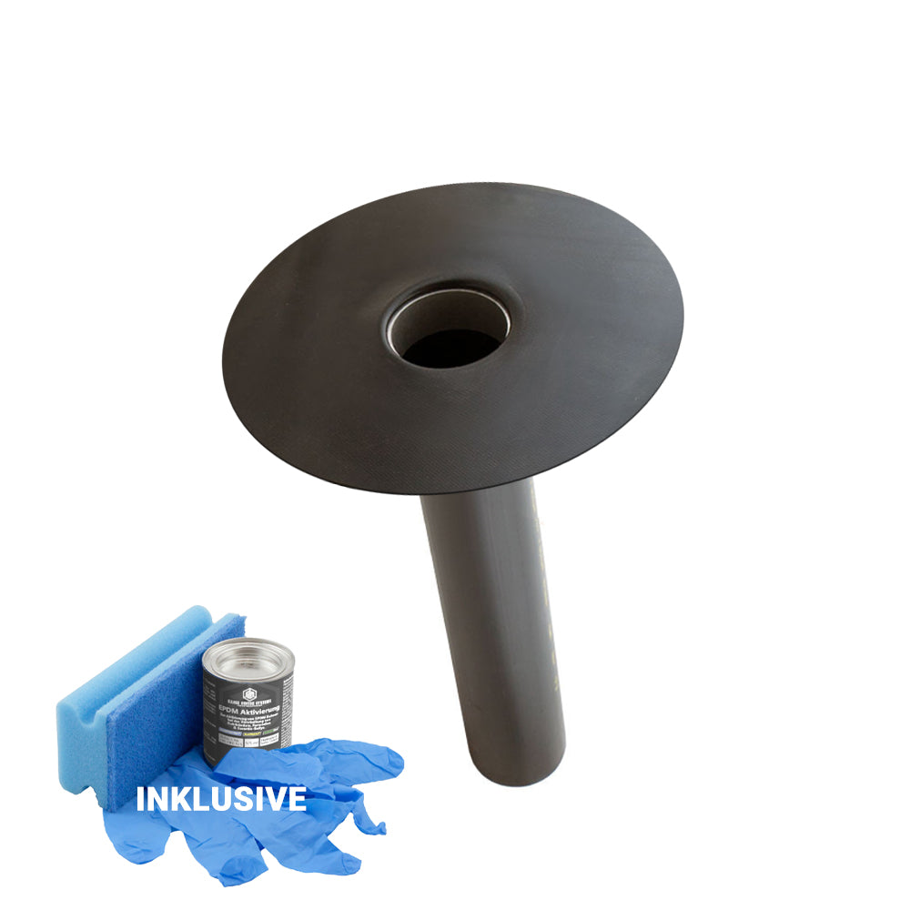 DACHPROTECT Garantie-Gully mit Flansch SET (EPDM VLIES+)