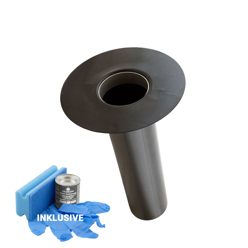 DACHPROTECT Garantie-Gully mit Flansch SET (EPDM VLIES+)