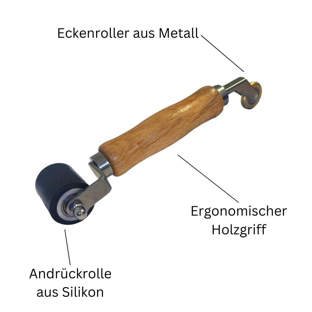Silikon-Kombi-Andrückrolle & Eckenroller