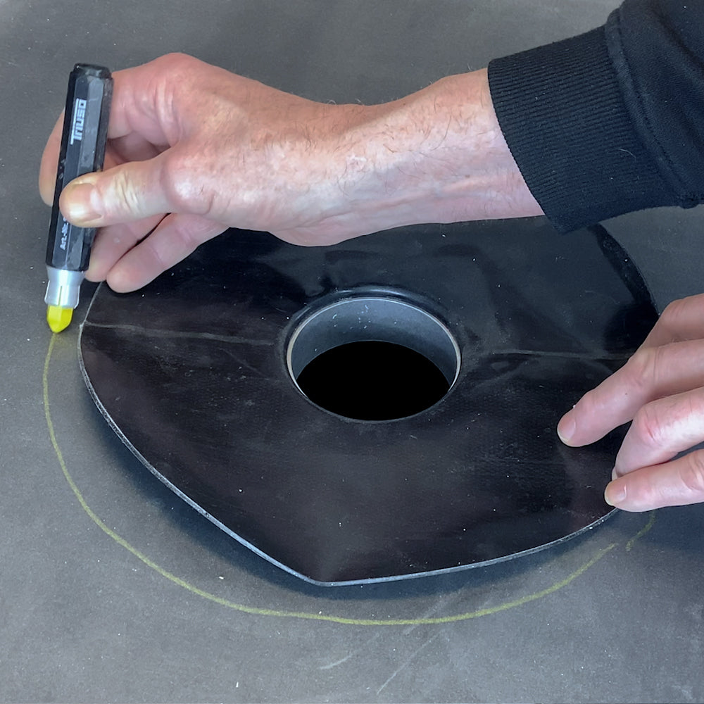 DACHPROTECT Garantie-Gully mit Flansch SET (EPDM VLIES+)