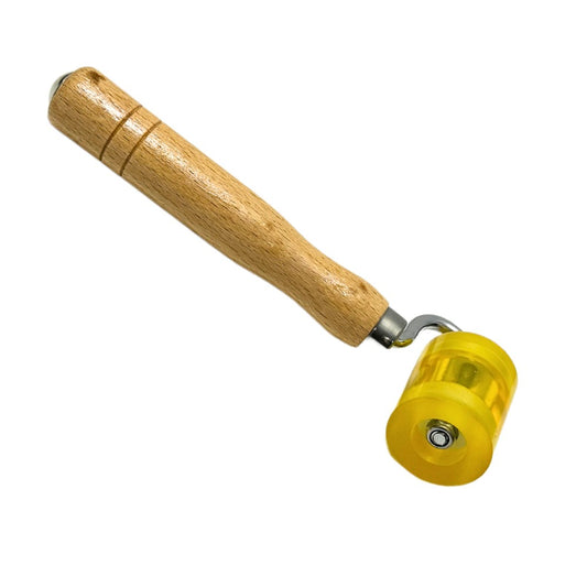 Siliconen aandrukrol 40mm breed geel