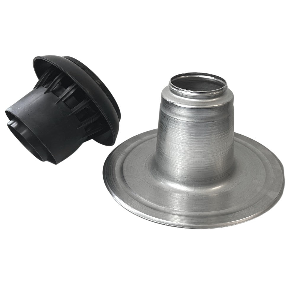 Premium platdakluik DN90-100, enkelwandig
