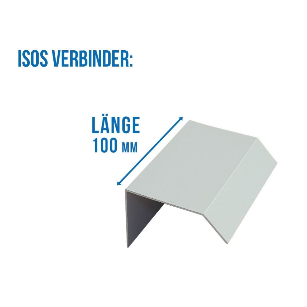 Verbinder ISOS Silber RAL 9006
