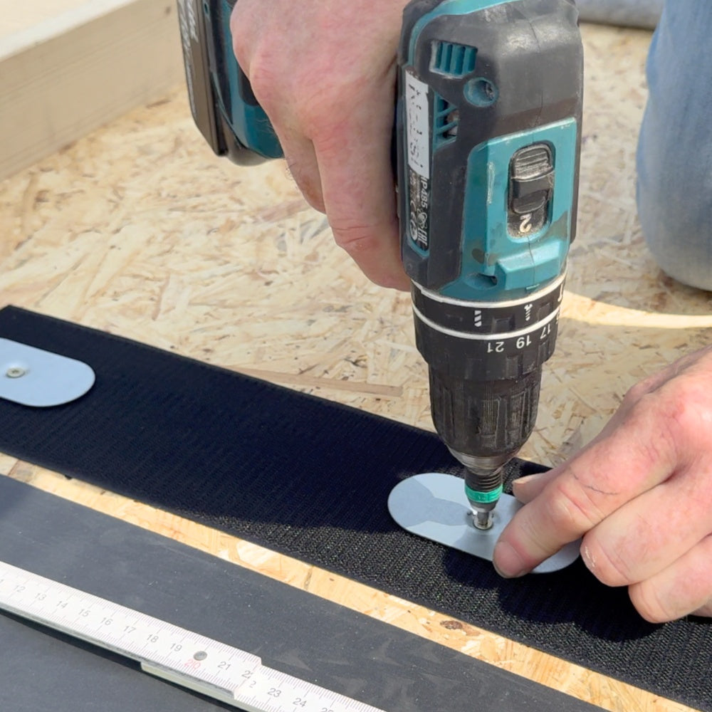HSS Hakenband 10cm x 25m Rolle (Befestigung für VLIES+ EPDM)