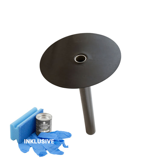 DACHPROTECT Garantie-Gully mit Flansch SET (EPDM VLIES+)