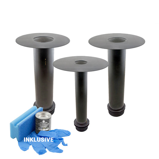 DACHPROTECT Sanierungsgully mit Flansch EPDM VLIES+