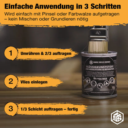 Flüssigkunststoff Anwendungsbereiche Dach und Terrasse