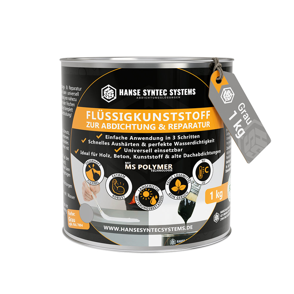 Flüssigkunststoff 1kg Dose Grau