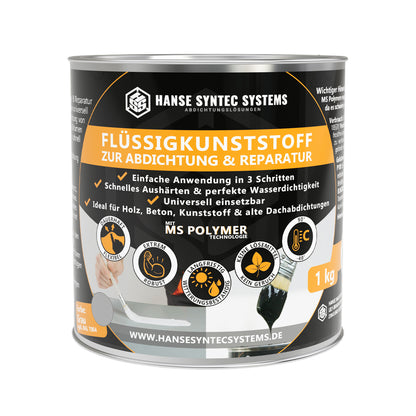 Flüssigkunststoff zur Abdichtung und Reparatur