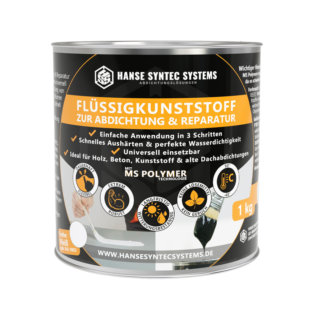 Flüssigkunststoff zur Abdichtung und Reparatur